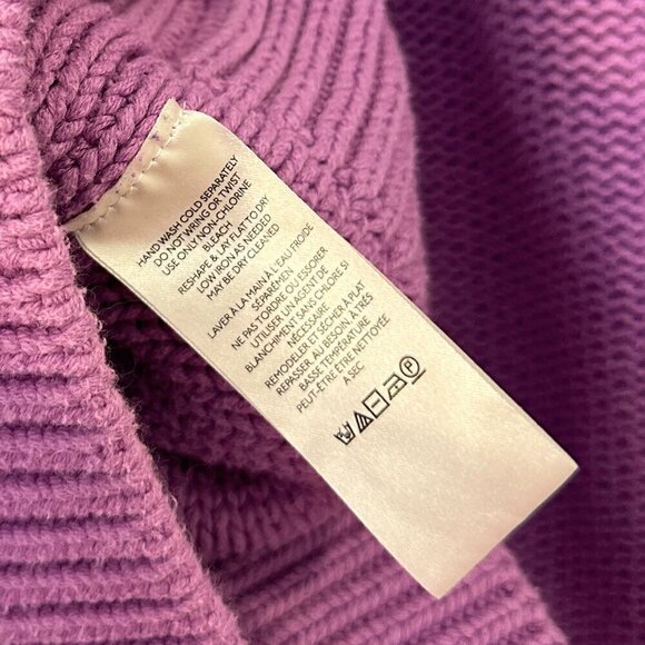 FREE PEOPLE Alli V-neck Sweater in Iris Orchid Size Medium - Picture 9 of 9